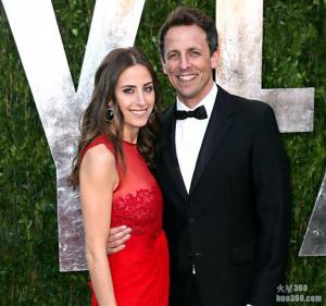 恭喜主播Seth Mayers戏里戏外都结婚了 恭喜主播Seth Mayers戏里戏外都结婚了