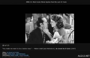 美国经典大片TOP10最佳台词(汉译英) 美国经典大片TOP10最佳台词(汉译英)